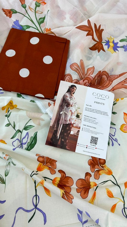 COCO ZARASHAH LAWN 3 PC