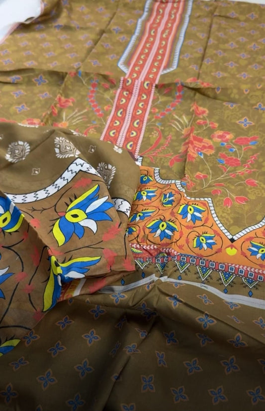 KHAADI LAWN SHIRT DUPATTA 2 PC