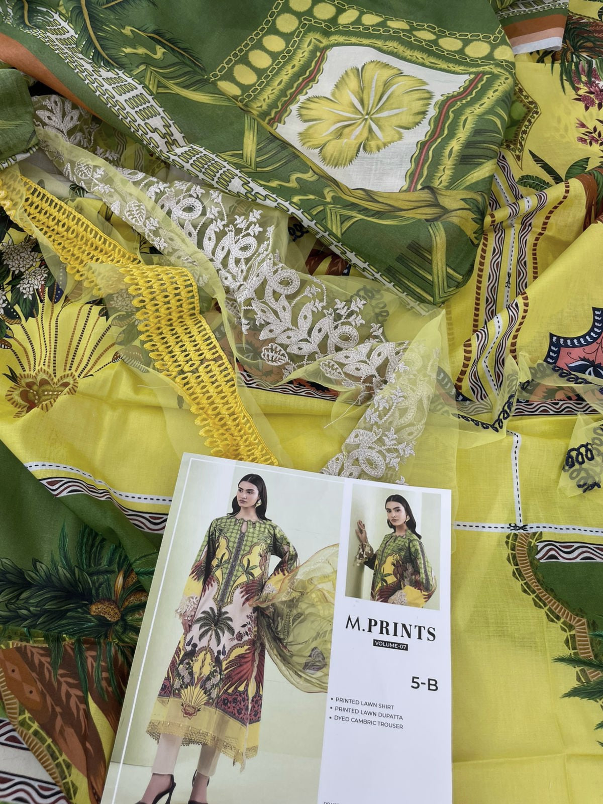 MARIA B LAWN LUXURY 3PC
