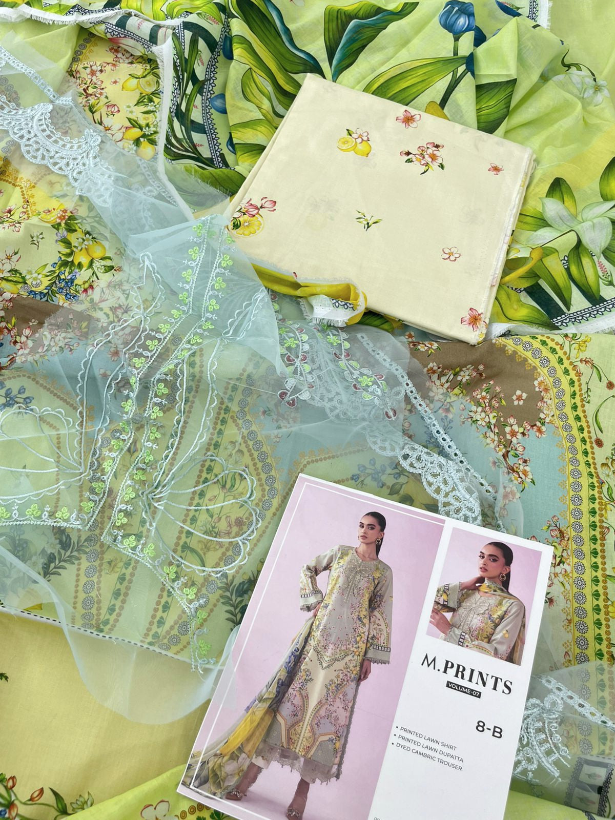 MARIA B LAWN LUXURY 3PC