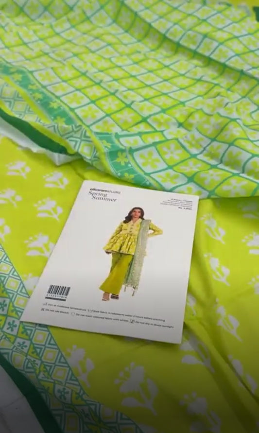 ALKARAM LAWN 3 PC