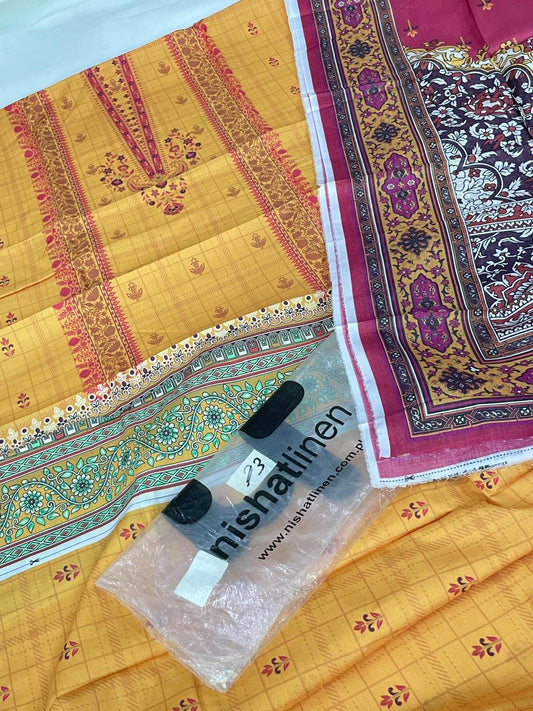 GRAND-NISHAT LAWN 2PC SHIRT DUPATTA