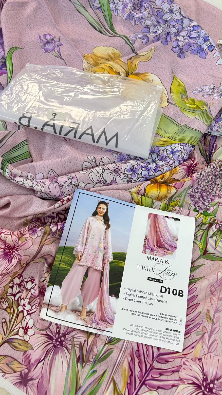 MARIA B LINEN 3 PC