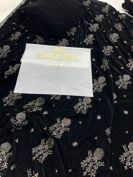 MARIA B VELVET EMB 2 PC
