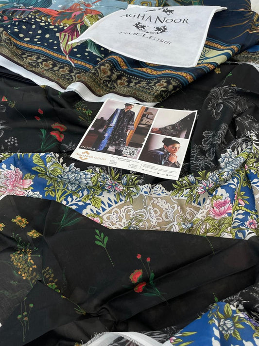 AGHA NOOR  LAWN 3  PC
