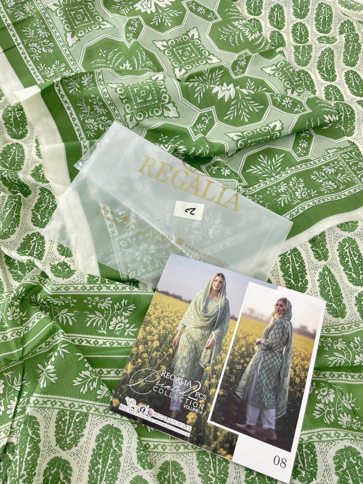 2PC LAWN SHIRT DUPATTA