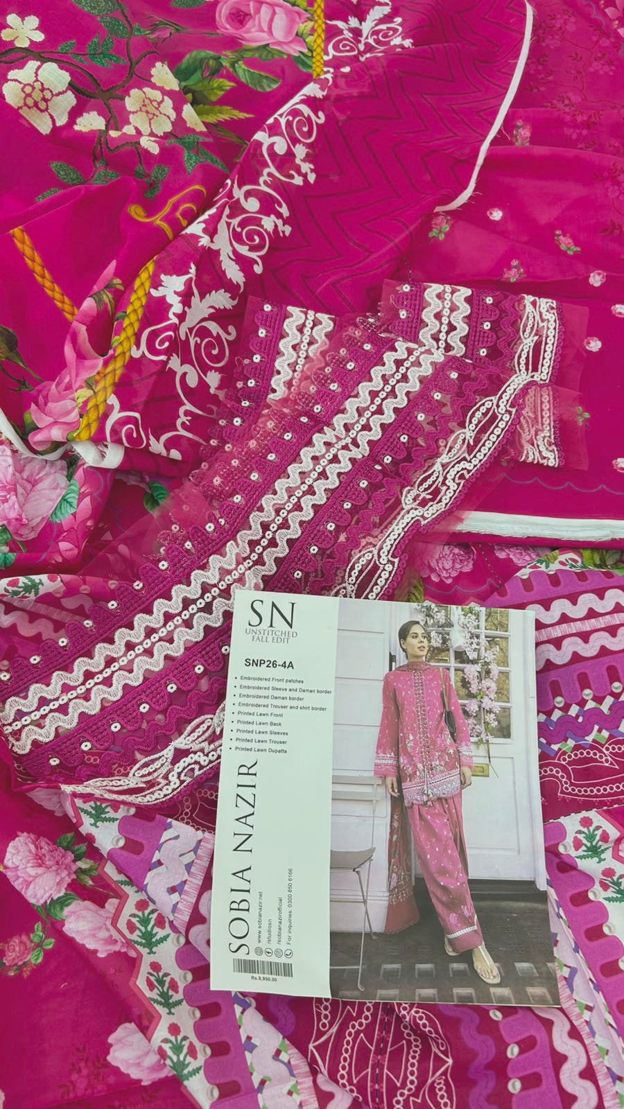 SOBIA NAZIR EMB 3 PC