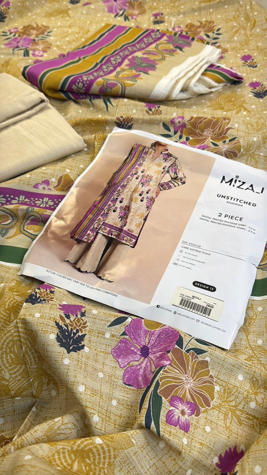 MIZAJ KHADDAR 3 PC