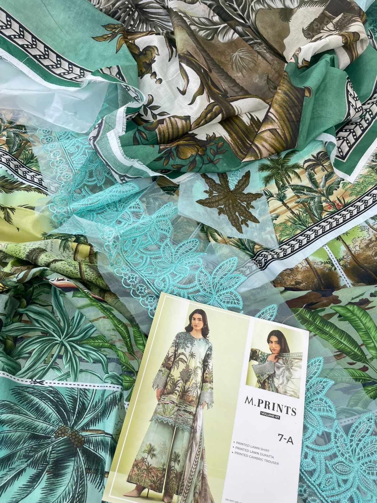 MARIA B LAWN LUXURY 3PC