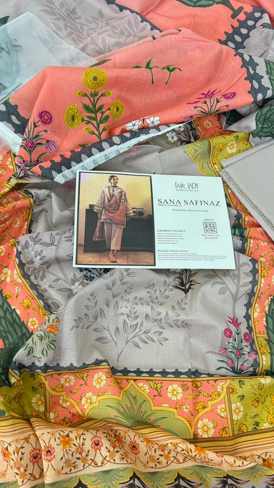 SANA SAFINAZ LAWN 3 PC
