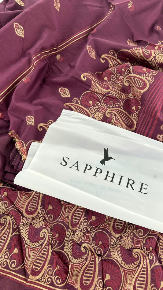 SAPPHIRE LAWN JACQUARD 3 PC
