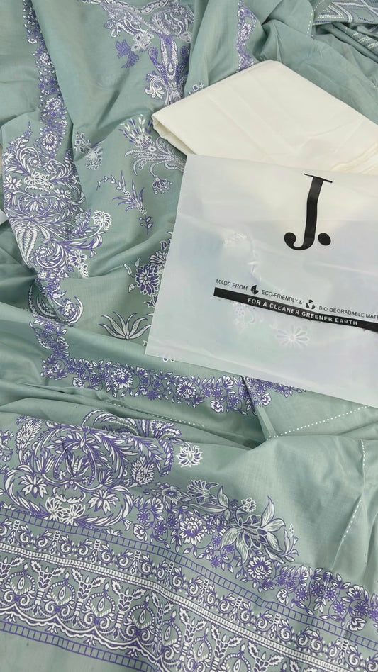 J. BLOCK PRINT 2 PC SHIRT TROUSER
