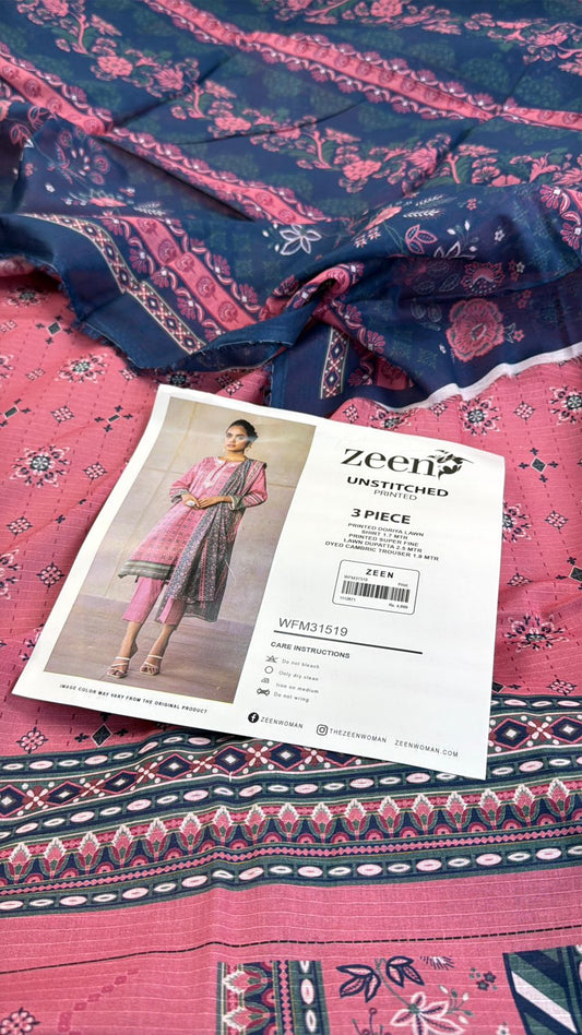 ZEEN LAWN 3PC