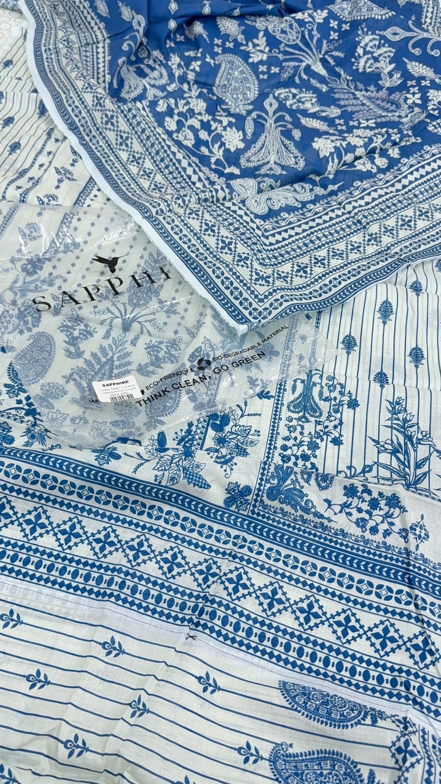 SAPPHIRE LAWN 2 PC SHIRT DUPATTA