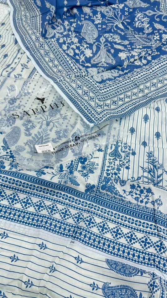 SAPPHIRE LAWN 2 PC SHIRT DUPATTA