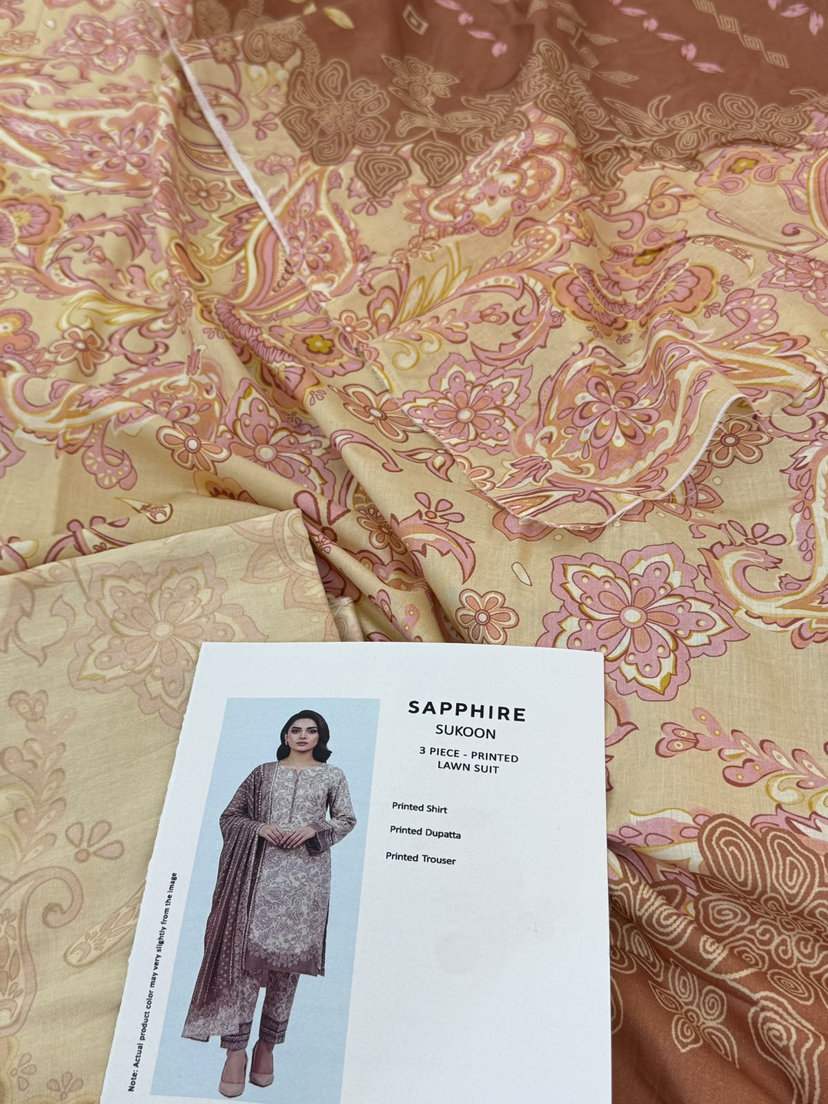 SAPPHIRE LAWN 3 PC