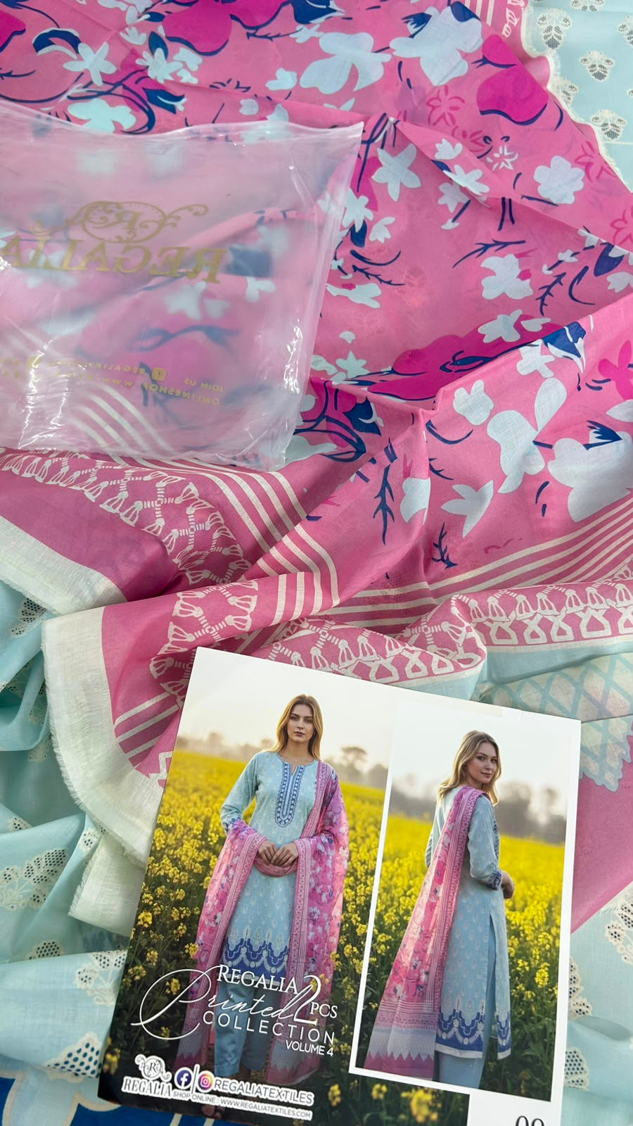 REGALIA 2 PC LAWN SHIRT DUPATTA