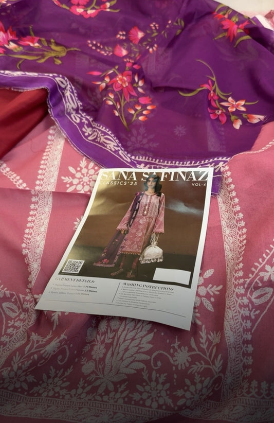 SANA SAFINAZ LAWN 3 PC