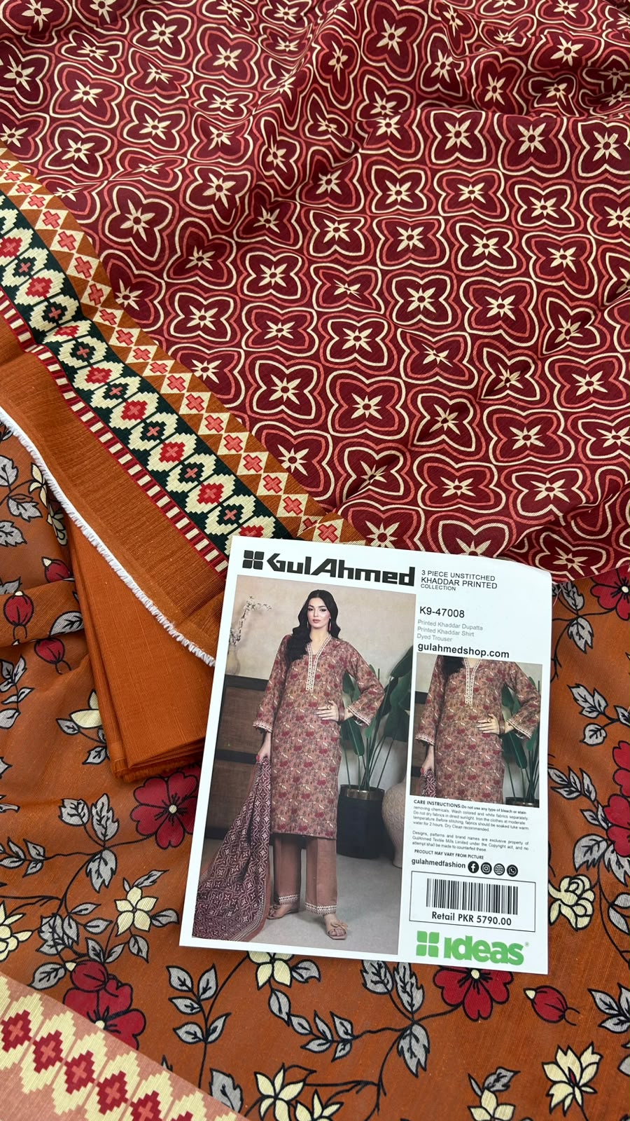 GULAHMED KHADDAR 3 PC