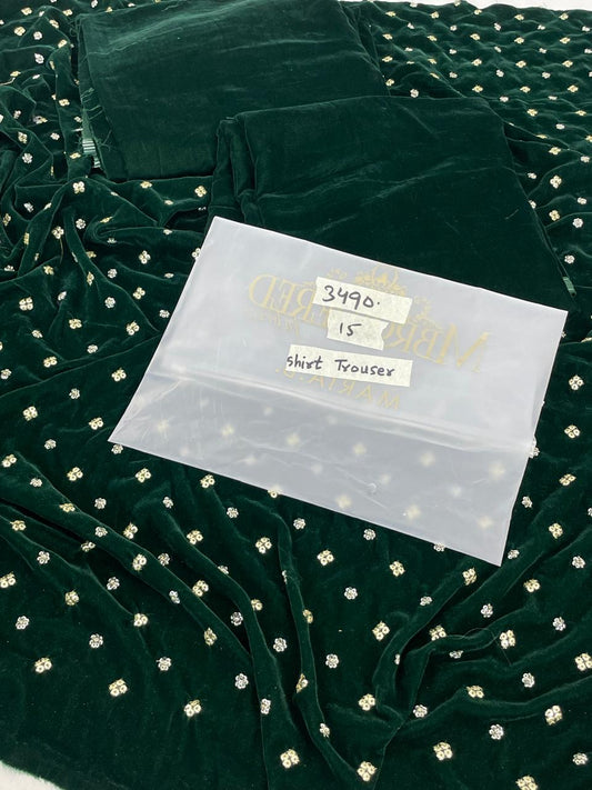 MARIA B EMB VELVET 2 PC