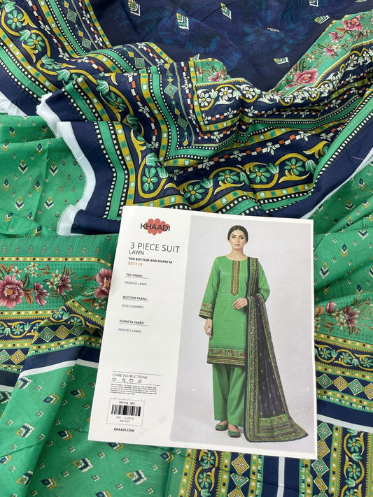 KHAADI LAWN 3PC