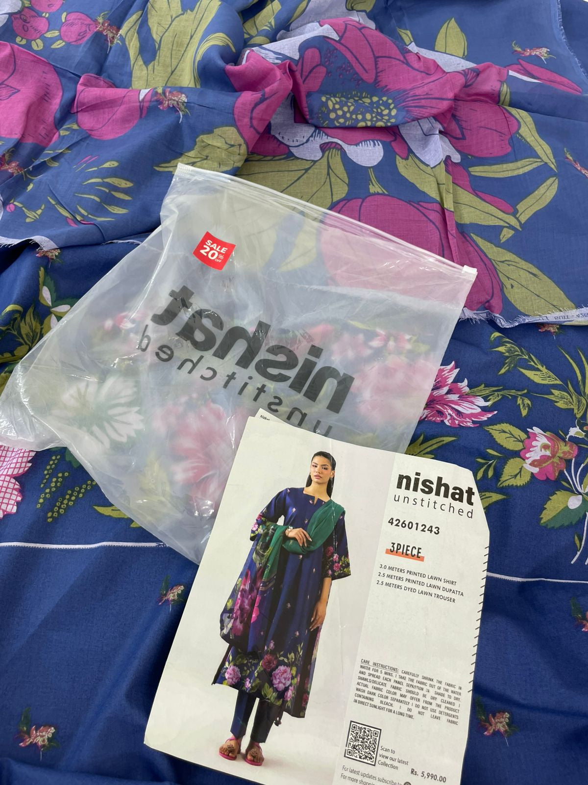 NISHAT LAWN 3PC