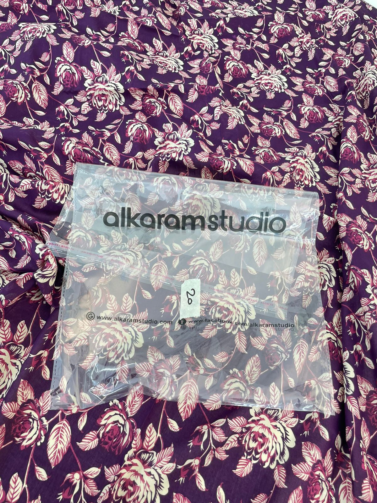 ALKARAM 2 PC SHIRT TROUSER ALLOVER