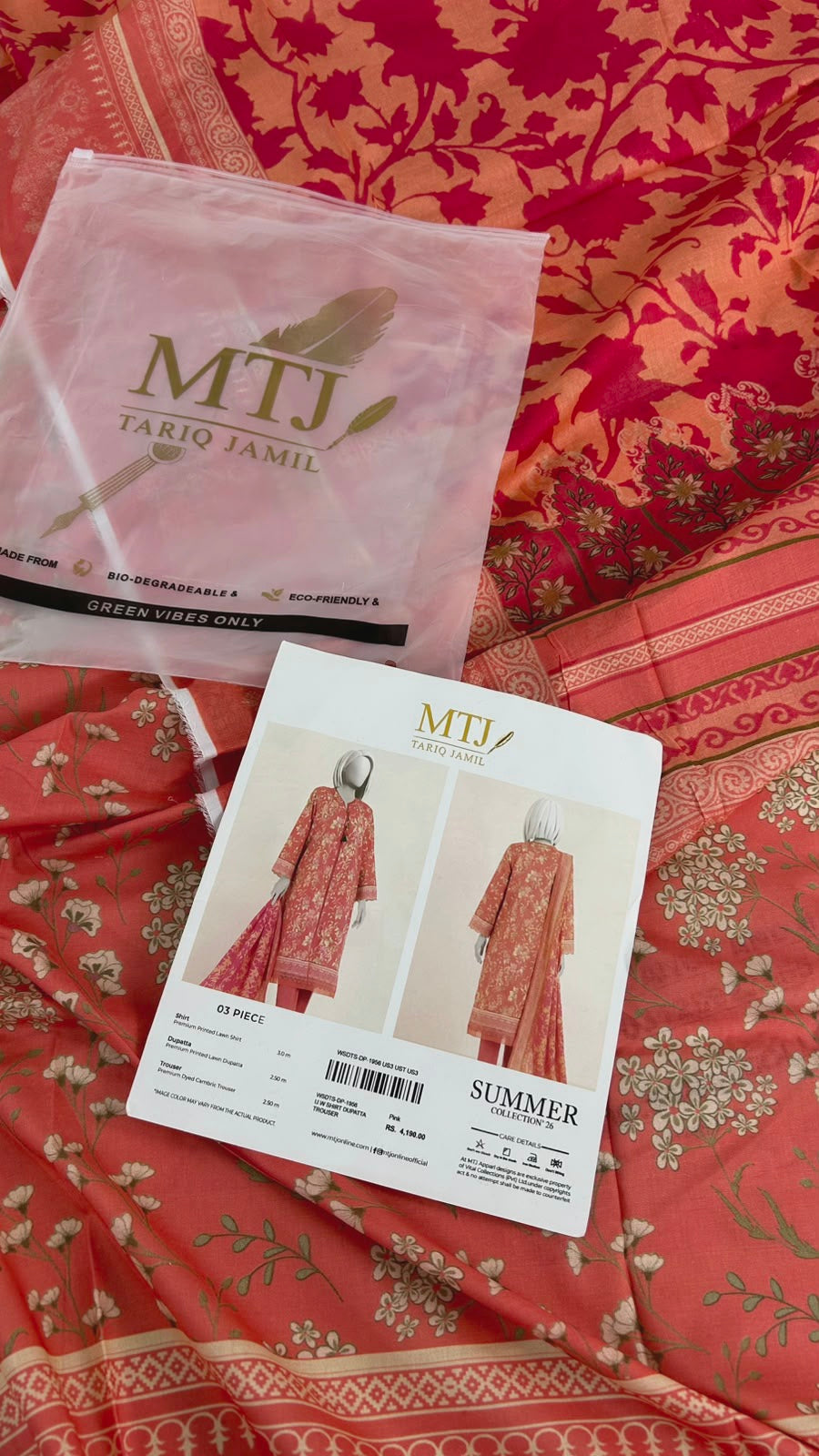 MIX BRAND 2 PC SHIRT DUPATTA LAWN
