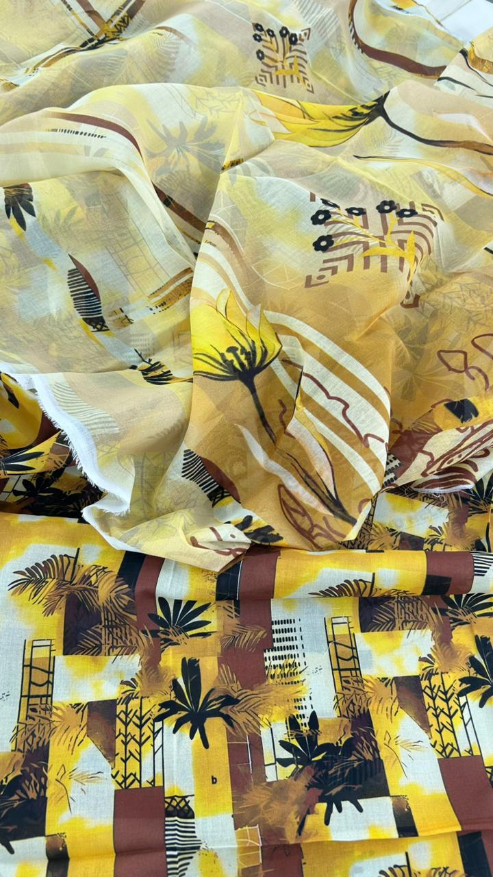 ALKARAM 2 PC LAWN SHIRT DUPATTA