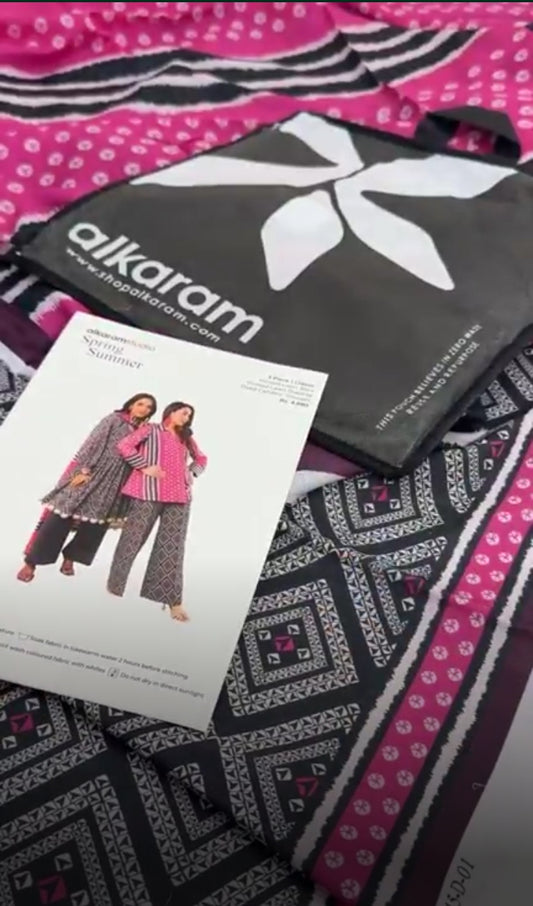 ALKARAM LAWN 3 PC