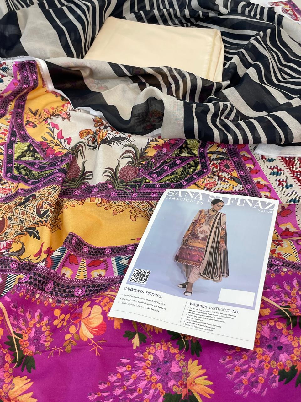 SANA SAFINAZ LAWN 3  PC