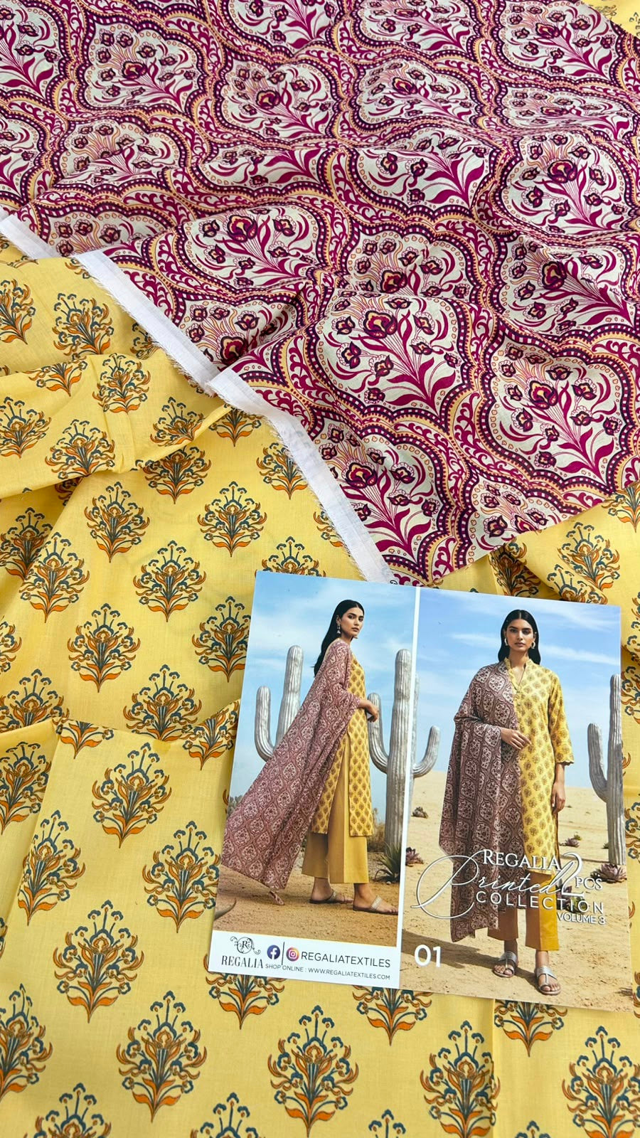 REGALIA 2 PC LAWN SHIRT DUPATTA