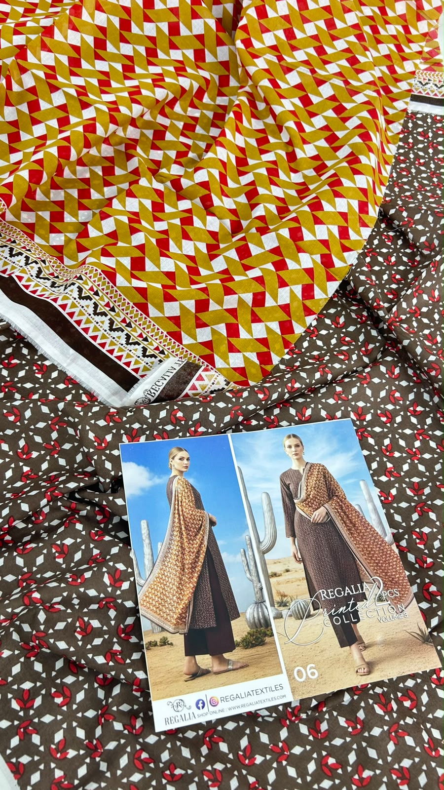 REGALIA 2 PC LAWN SHIRT DUPATTA