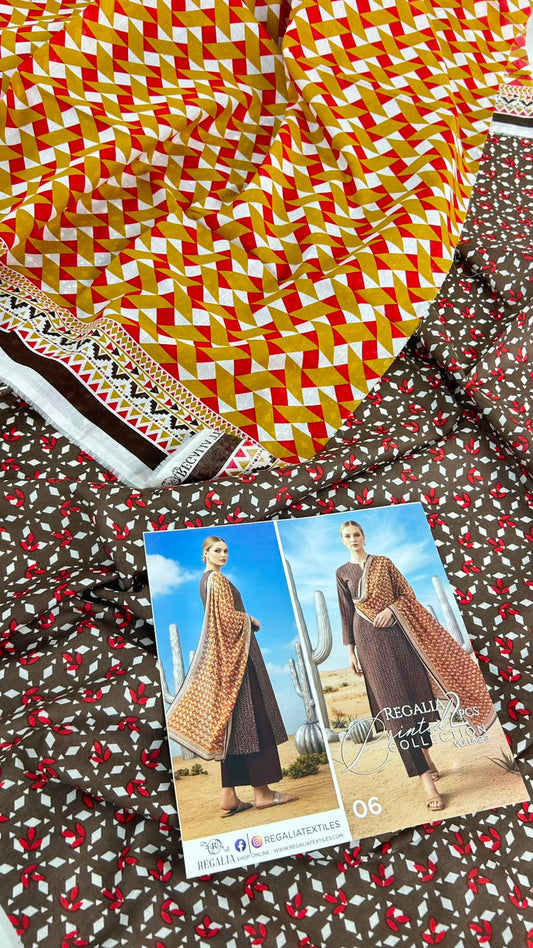 REGALIA 2 PC LAWN SHIRT DUPATTA