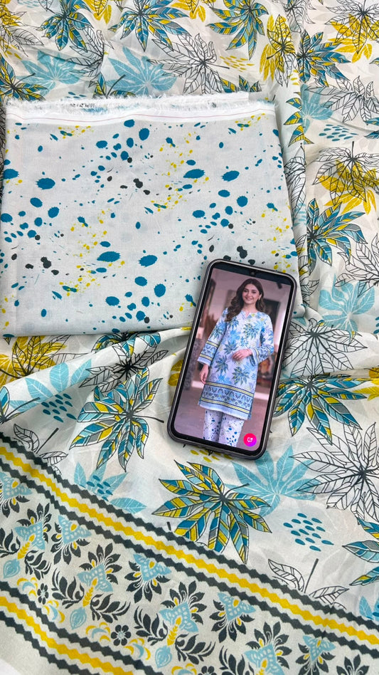 ZESH 2 PC LAWN SHIRT TROUSER