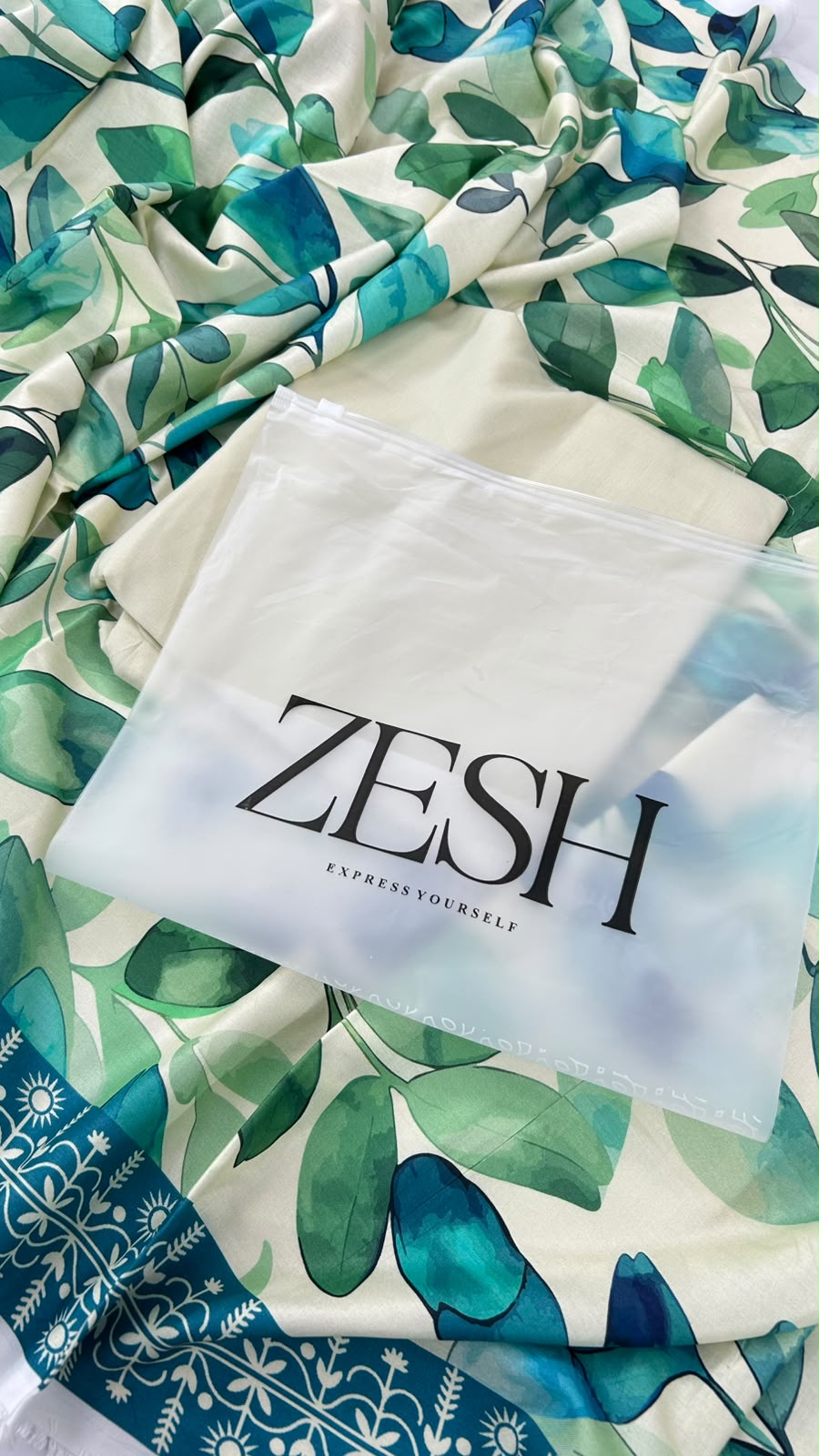 ZESH VISCOSE 2 PC SHIRT TROUSER