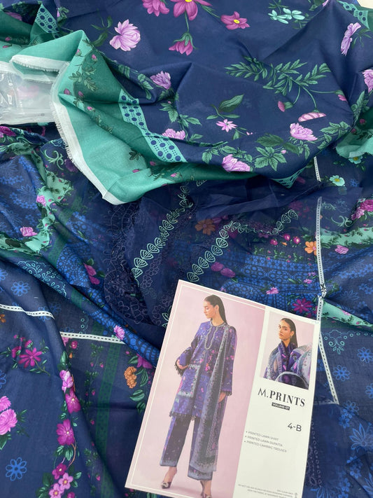 MARIA B LAWN LUXURY 3PC