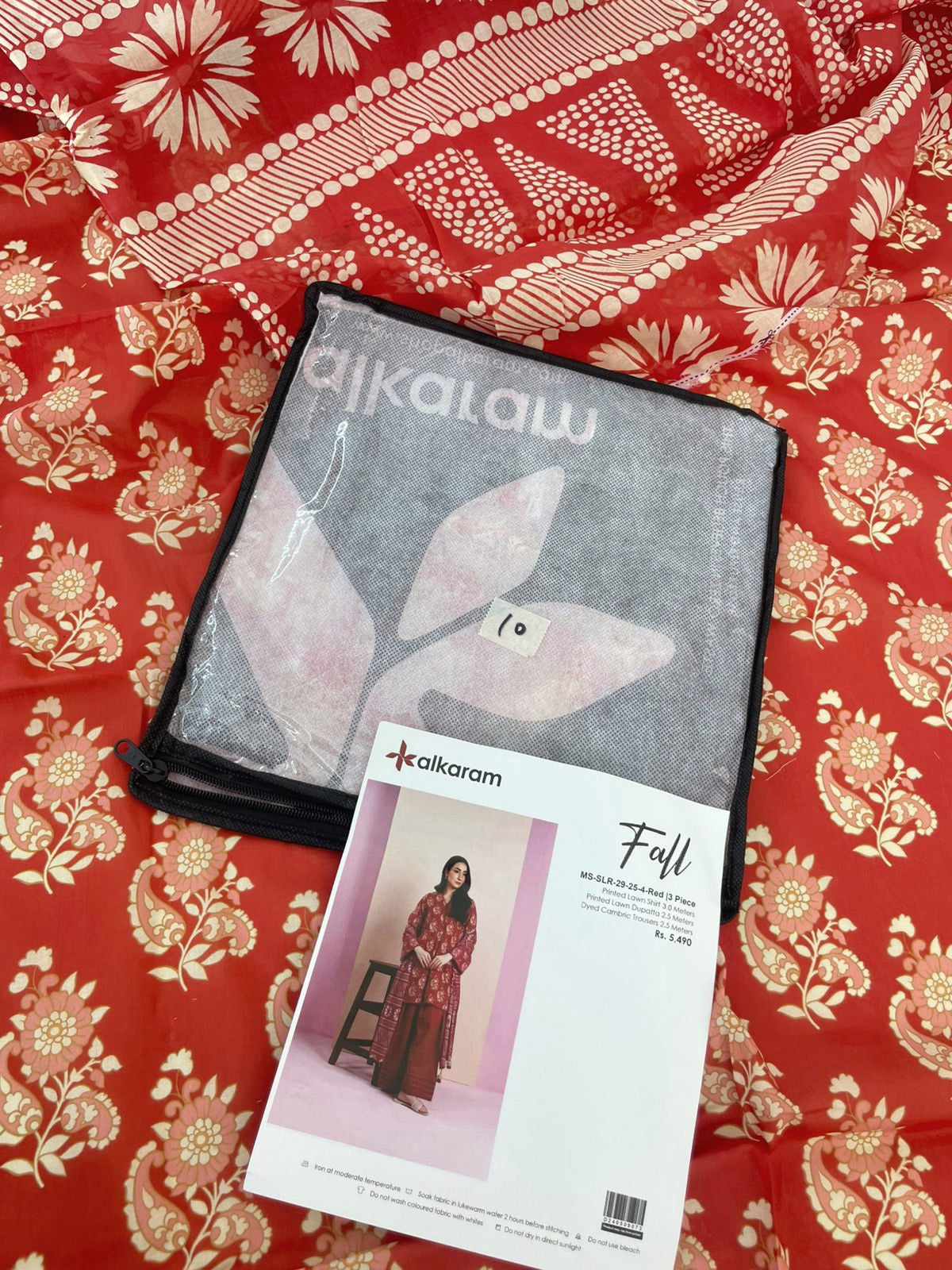 ALKARAM LAWN 3 PC