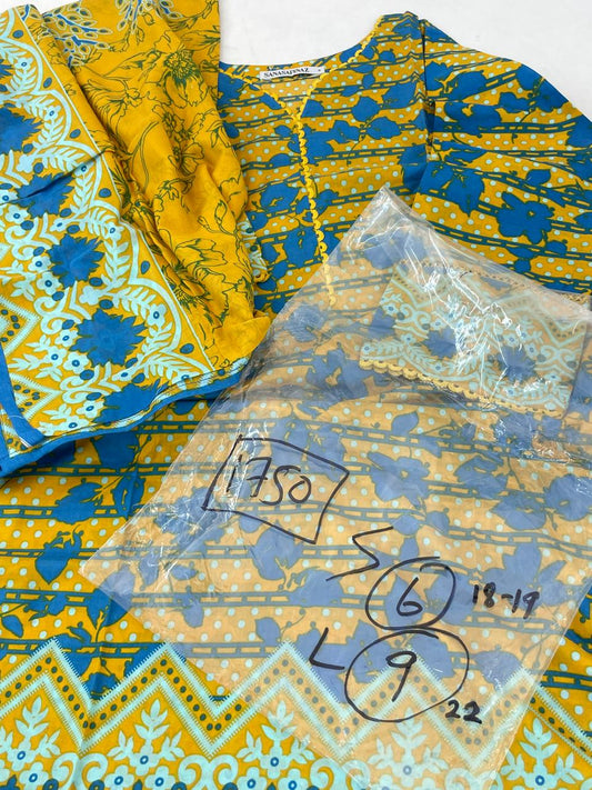 SANA SAFINAZ STITCH SHIRT DUPTA 2 PC
