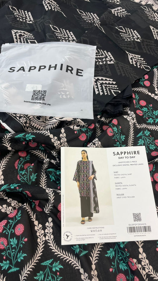 SAPPHIRE LAWN 3 PC