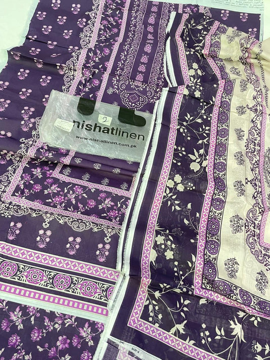 GRAND-NISHAT LAWN 2 PC SHIRT DUPATTA